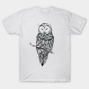 Poetic Snow Owl T-Shirt